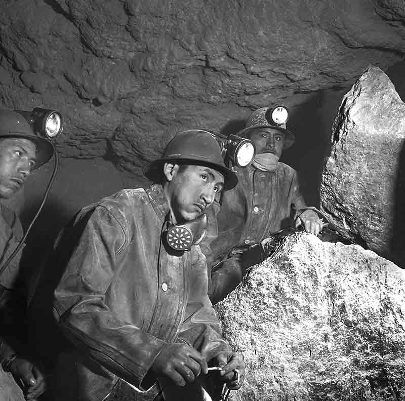 Mine workers