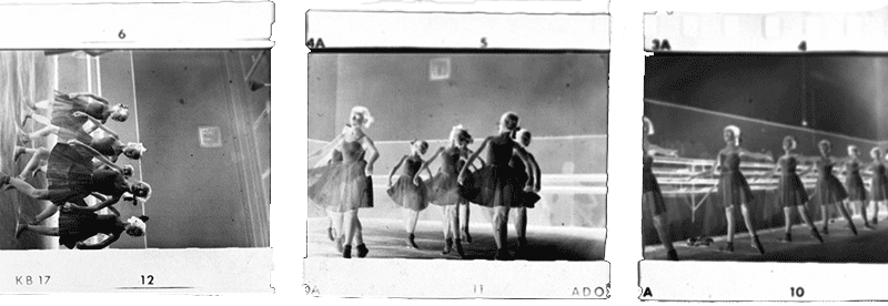 Negatives from the Bolshoi Theater