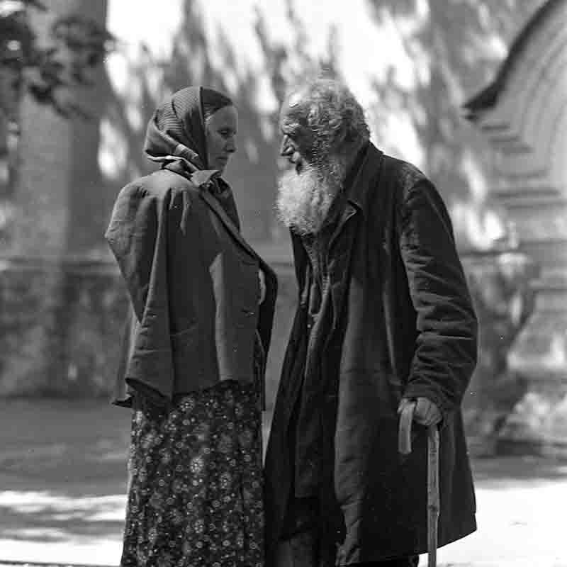 Elderly couple in Tbilisi Georgia