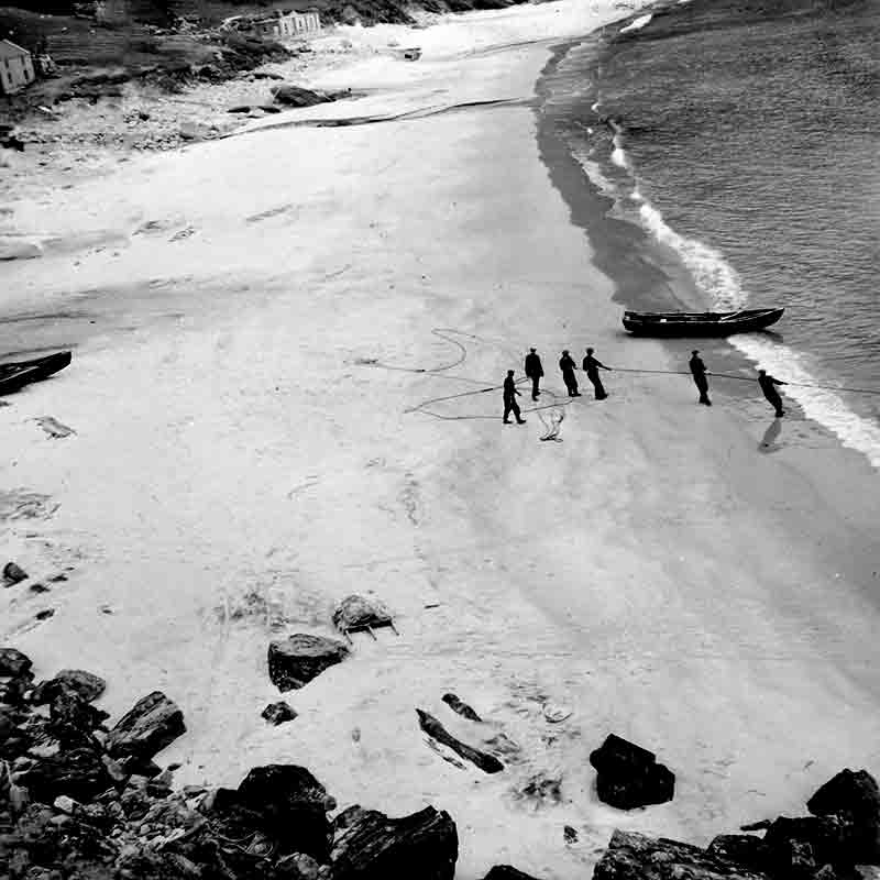 Fishermen at Keem Bay