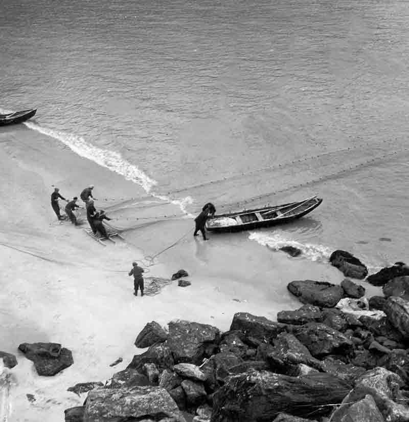 Fishermenn at Keem Bay
