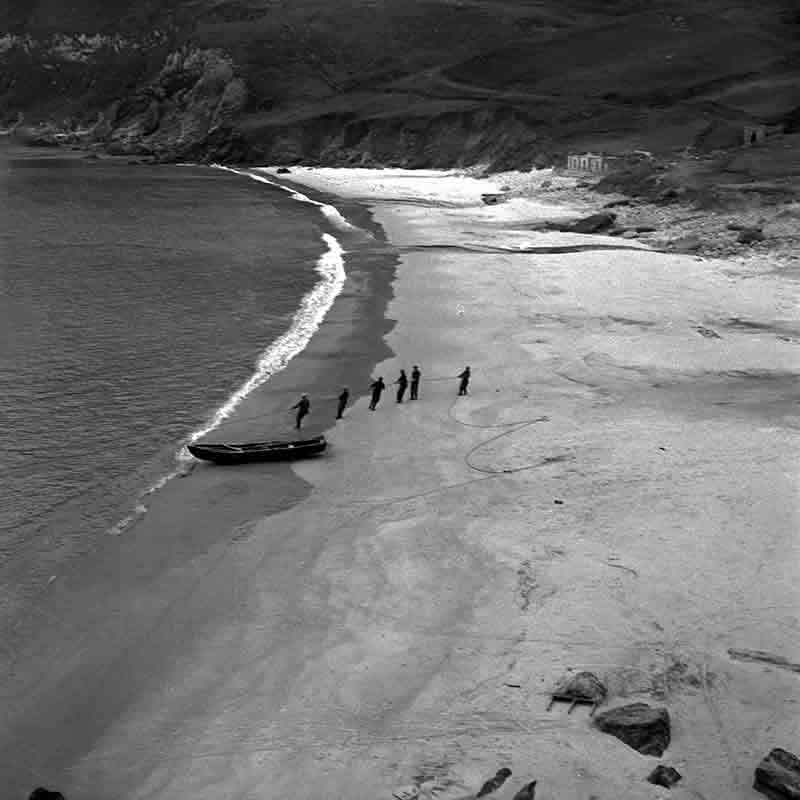 ireland fishing. - Vintage Photograph