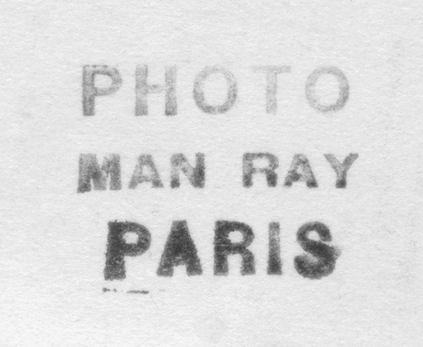 Man Ray copyright stamp