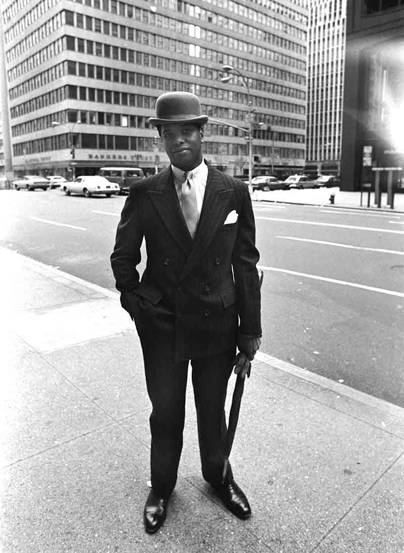 Elegent Black man in New York 