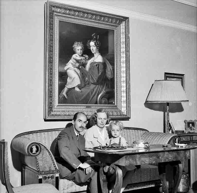 Otto von Habsburg with family