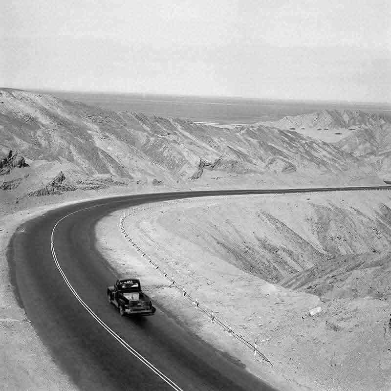 Van on Pan-American Highway