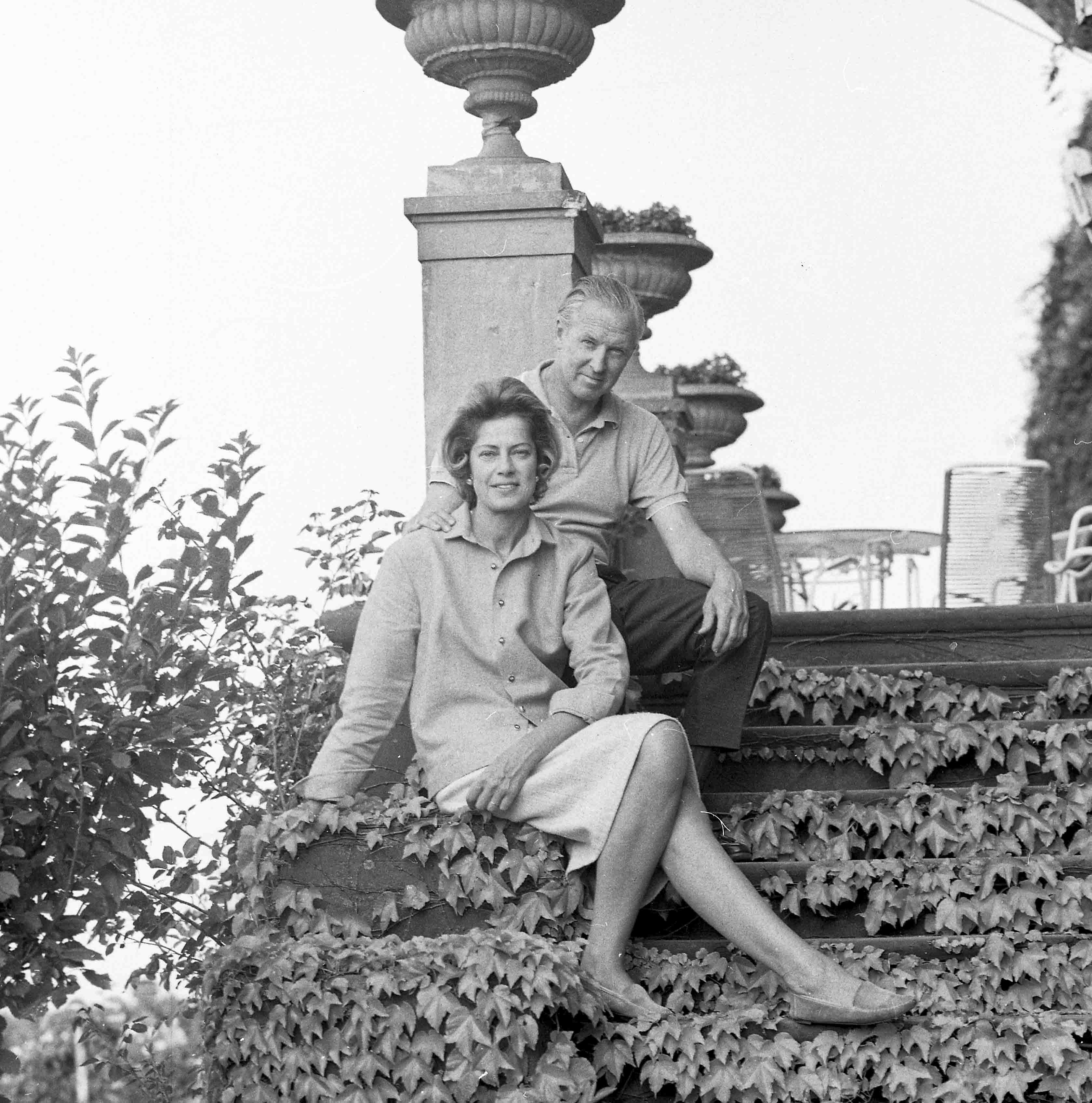 Paul Alfons von Metternich-Winneburg and Tatyana Vasilchikov at Schloss Johannisberg