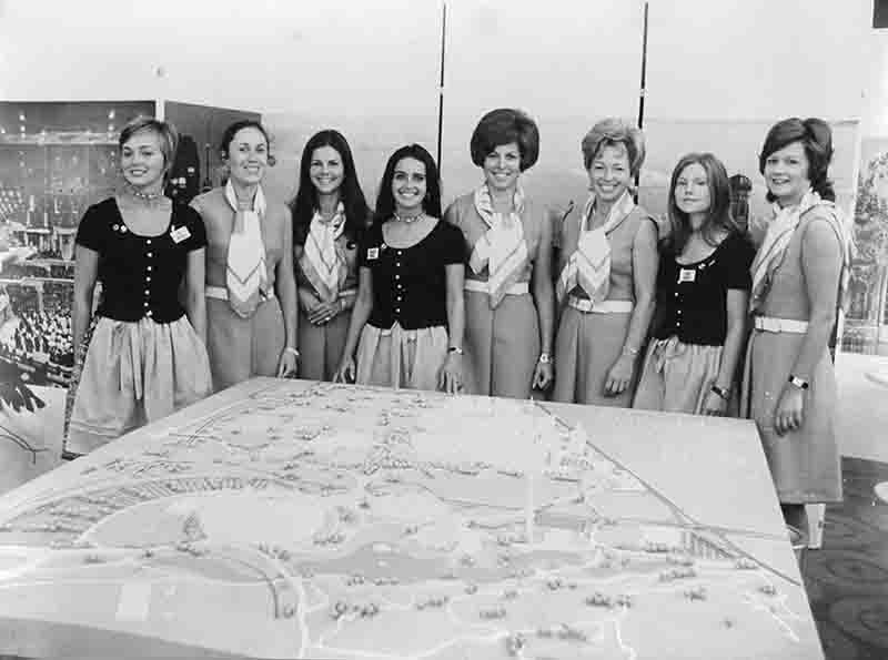 Hostesses at the Munich 1972 Olympics